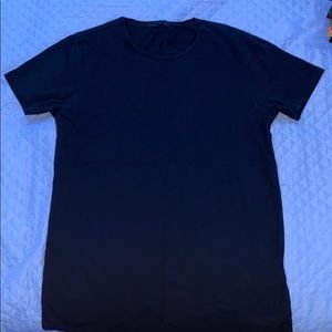 regular slim fit black shirt